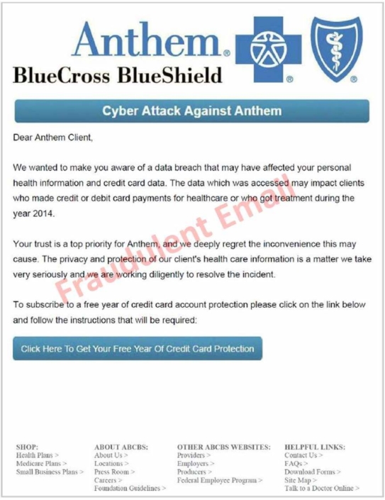 Anthem Phishing Anthem Breach